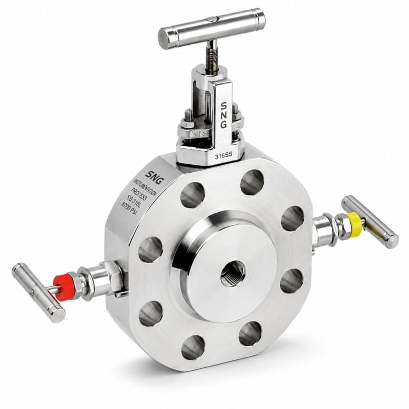 Monoflange industrial product visual