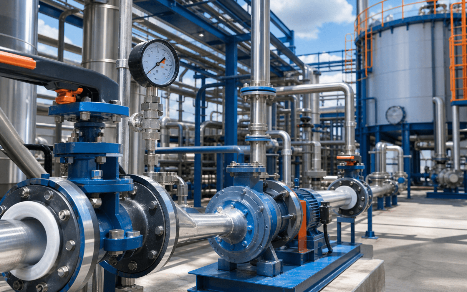 Chemical processing industry served by SNG Services